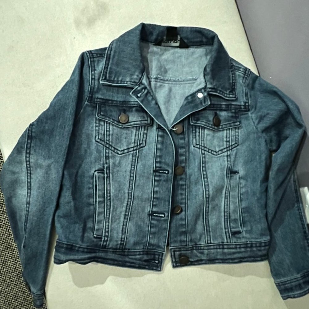 Denim Jean Jacket Jou Jou Girls Size M